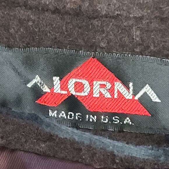 Alorna women's brown Vintage wool full length XL coat capsule dark feminine - Picture 8 of 9